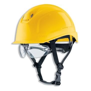 UVEX Gerüstbauhelm S-KR-IES mit integrierter Schutzbrille Farbe gelb von UVEX