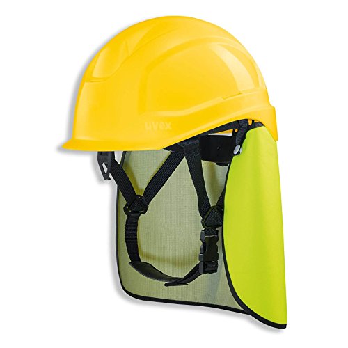 UVEX Schutzhelm pheos S-KR IES - Arbeitsschutz-Helm mit Nackenschutz - Set mit BG Bau Förderung - EN 397, Farbe:gelb von uvex