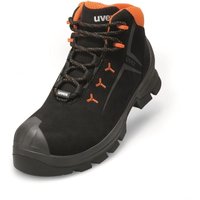 uvex 2 MACSOLE® Stiefel S3 schwarz, orange Weite 11 Gr. 47 - Schwarz von Uvex
