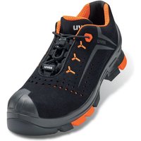 Uvex - 2 Sicherheits-Halbschuh gelocht Gr.42 W11 S1PL esd sr schwarz/orange 6501.2 von Uvex