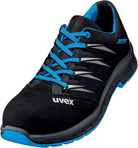 Uvex 2 Trend - Sicherheitsschuhe S1 SRC ESD - Blau/Schwarz - Gr. 43 von Uvex