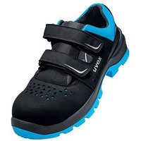 Uvex - 2 xenova® Sandalen S1 schwarz, blau Weite 10 Gr. 48 - Schwarz von Uvex