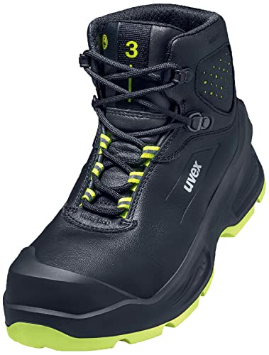 Uvex 3 S3 SRC ESD Leder Arbeitsstiefel - wasserabweisende Schnürstiefel - Gr 39 von Uvex