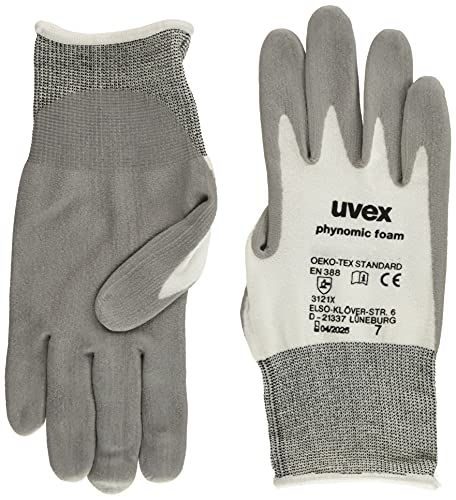 Uvex 60050 7 Phynomic Pro Schutzhandschuh, grau. von Uvex