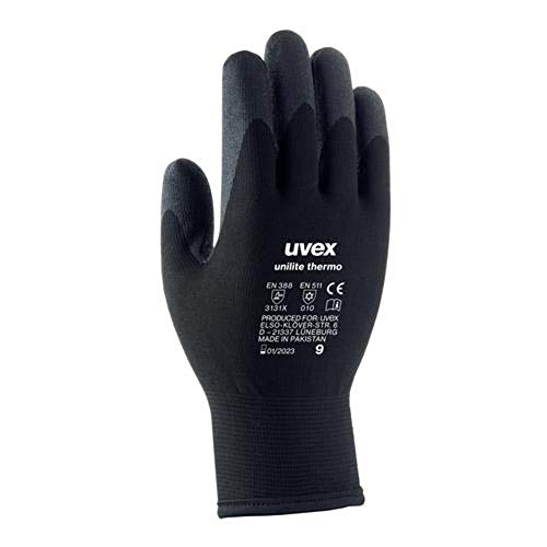 Uvex 60593 11 Unilite Thermo-Sicherheits-Handschuhe, Größe: 11, schwarz von uvex
