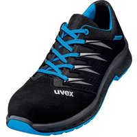 Uvex 2 trend 6937143 Sicherheitshalbschuh S1P Schuhgröße (EU): 43 Blau, Schwarz 1 Paar von Uvex
