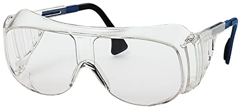 Uvex 9161 Schutzbrille/Überbrille für Damen/Herren - leicht, beschlagfrei und kratzfest, erfüllt die Normen EN 166, EN 170 von Uvex
