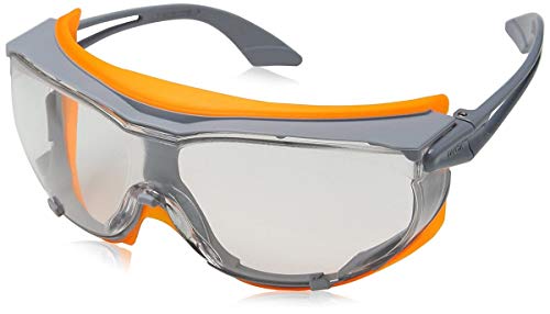Uvex 9175275 Sicherheitsbrille, Sky Guard, transparent, Grau/Orange von uvex