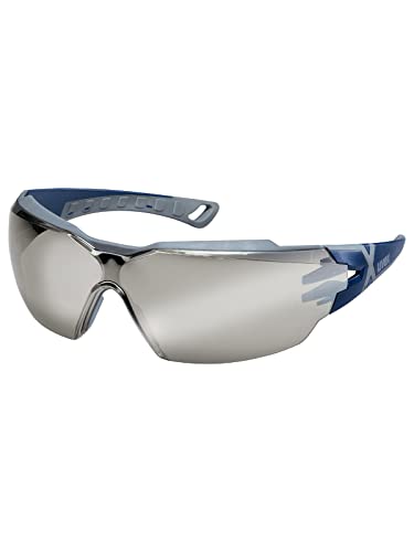Uvex 9198885 Brille mit Bügeln Pheos Cx2 Silver Af, Blau/Grau von uvex