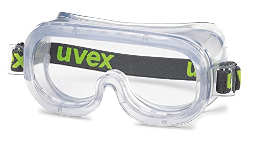 Uvex 9305 Anti-Fog Schutzbrille - Transparent/Blau-Grau von Uvex