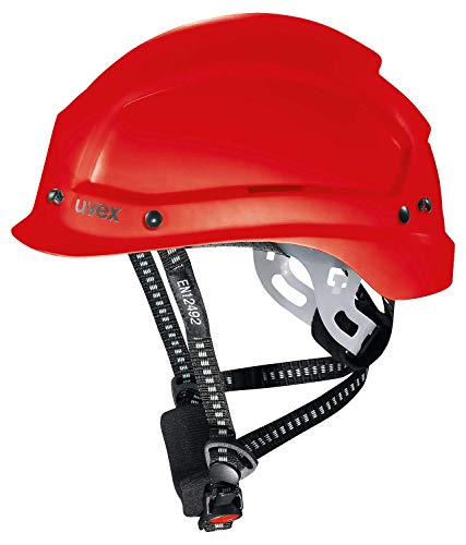 Uvex pheos Alpine 9773350 - Schutzhelm für die Baustelle - Bauhelm für Erwachsene - Bergsteigerhelm - Rot von Uvex