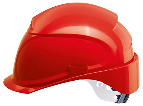 Uvex Airwing B-S Schutzhelm - Belüfteter Arbeitshelm für die Baustelle - Rot Rot von Uvex