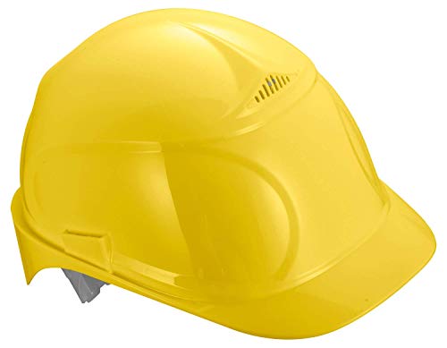 Uvex Airwing B Schutzhelm - Belüfteter Arbeitshelm für die Baustelle - Gelb Gelb von Uvex