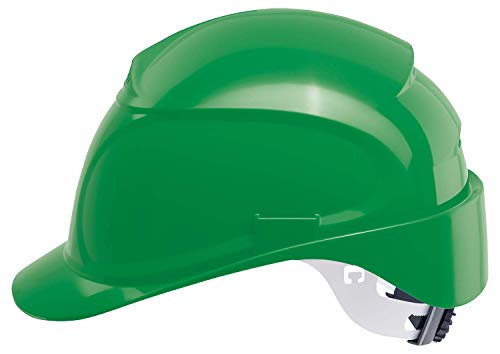 Uvex Pheos B-WR Schutzhelm - Belüfteter Arbeitshelm für die Baustelle - Grün von Uvex
