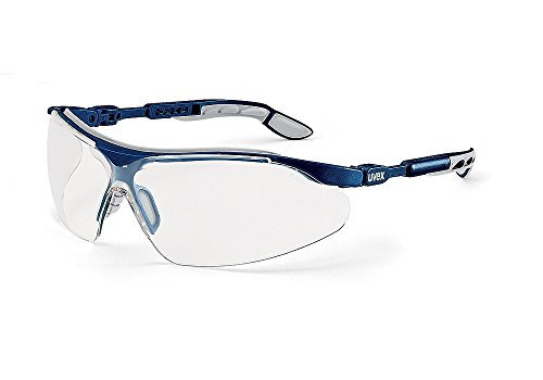 Uvex Arbeitsschutzbrille/Bügelbrille 9160 i-vo, blau/grau, Scheibenfarbe: farblos, Schutz: 2-1,2 von uvex