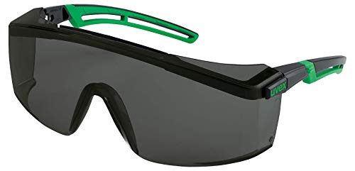 uvex Astrospec 2.0 Schweißer-Schutzbrille - Infradur Plus - Getönt/Schwarz-Grün von uvex