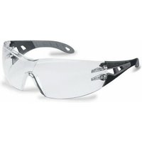 Uvex - Bügelbrille pheos s (schmal), transparent/ schwarz-grau (9192282) von Uvex