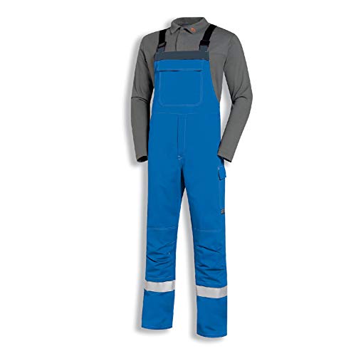 Uvex Multi Function 3661 Schweißer-Arbeitshose - Blaue Latzhose 64/66 von Uvex