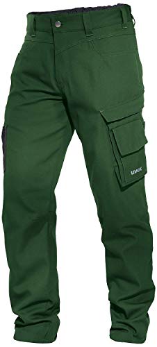 Uvex Perfexxion Basic 3853 Herren-Arbeitshose - Dunkelgrüne Männer-Cargohose - 64 von Uvex