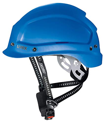 Uvex Pheos Alpine Schutzhelm - Belüfteter Arbeitshelm für die Baustelle - Blau Blau von Uvex