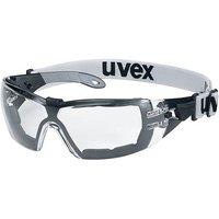 Uvex - pheos 9192680 Schutzbrille inkl. UV-Schutz Grau, Schwarz en 166, en 170 din 166, din 170 von Uvex