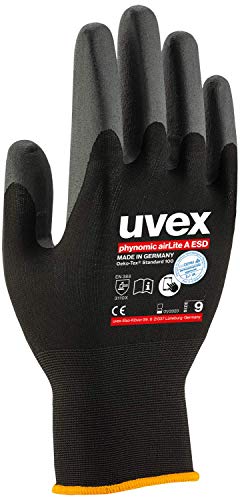 Uvex Phynomic AirLite A ESD Arbeitshandschuhe - 1 Paar Montagehandschuhe - 07/S von Uvex