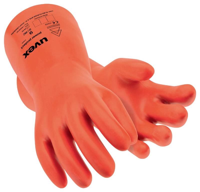 Uvex Power Protect V1000 6084011 Naturlatex Elektrikerhandschuh Größe 11 B-Ware von Uvex