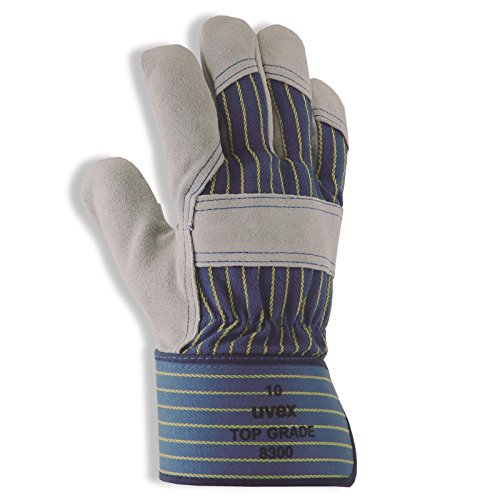 Uvex Profas Rindkernspaltleder Schutzhandschuh TOP GRADE 8300 11 Blau/Grau von Uvex