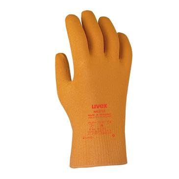 Uvex Profas Trikotierter Schnitt-Schutzhandschuh NK2722 mit NBR-Beschichtung 9 Orange von Uvex
