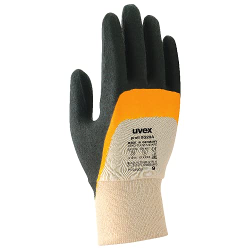 Uvex Profi Ergo XG 20A Arbeitshandschuhe - 1 Paar Profi-Schutzhandschuhe - 06/XS 06/XS von Uvex