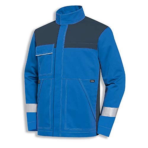 Uvex Protection Perfect Multifunction Herren-Arbeitsjacke - Blaue Männer-Bundejacke - Multifunktionale Schutzbekleidung 90/94 von Uvex