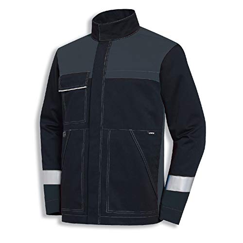 Uvex Protection Perfect Multifunction Herren-Arbeitsjacke - Schwarze Männer-Bundejacke - Multifunktionale Schutzbekleidung 44/46 von Uvex