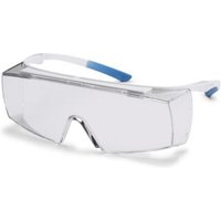 Uvex Super F OTG Supravision Clean Schutzbrille: Transparent/Hellblau-Weiß Uvex Super F OTG Supravision Clean Schutzbrille: Transparent/Hellblau-Weiß von Uvex
