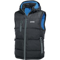 Uvex - Thermo Steppweste, schwarz / blau, Unisex-Größe: xl Uvex - Thermo Steppweste, schwarz / blau, Unisex-Größe: xl von Uvex
