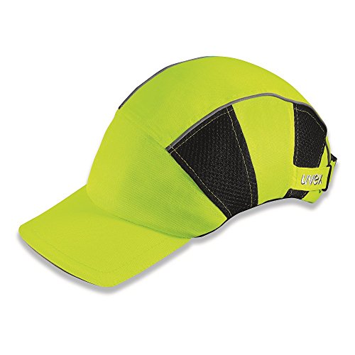 Uvex U-Cap Sport Hi-Viz Anstoßkappe - Langer Schirm - Warngelb - Gelb Gelb von Uvex