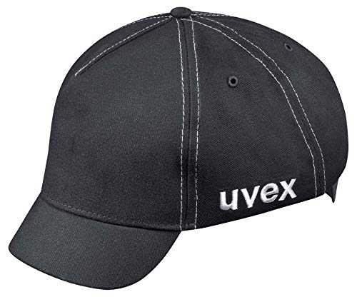 Uvex U-Cap Sport Mesh Anstoßkappe - Kurzer Schirm - Schwarz - 55-59 cm 55-59 cm von Uvex