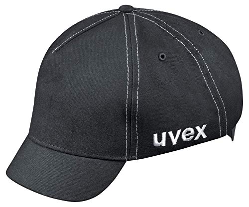 Uvex U-Cap Sport Mesh Anstoßkappe - Kurzer Schirm - Schwarz - 60-63 cm 60-63 cm von Uvex
