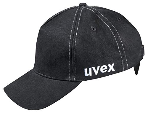 Uvex U-Cap Sport Mesh Anstoßkappe - Langer Schirm - Schwarz - 52-54 cm 52-54 cm von Uvex