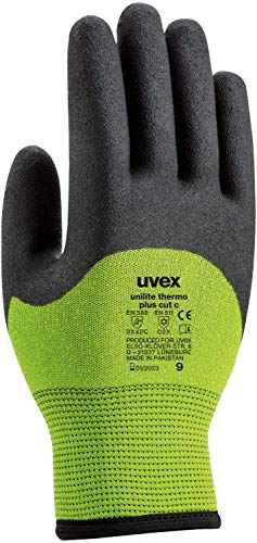 Uvex Unilite Thermo Plus Cut C Schnitschutzhandschuhe - 1 Paar Winter Arbeitshandschuhe 10/XL von Uvex