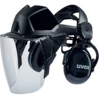 Uvex Visier pheos faceguard, farblosos, UV400 Polycarbonat Visier m. Gehörschutz von Uvex
