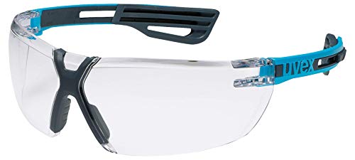 Uvex X-Fit Pro Schutzbrille - Transparente Arbeitsbrille - Blau-Schwarz von Uvex