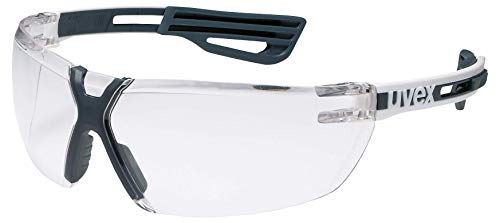 Uvex X-Fit Pro Schutzbrille - Transparente Arbeitsbrille - Schwarz-Weiß von Uvex