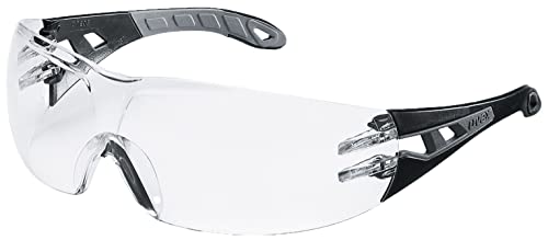 Uvex pheos CB Schutzbrille Transparent/Schwarz-Grau von Uvex