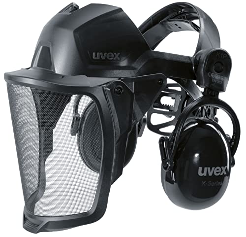 Uvex pheos faceguard Gittervisier - Gesichtschutz und Gehörschutz - flexibel von Uvex