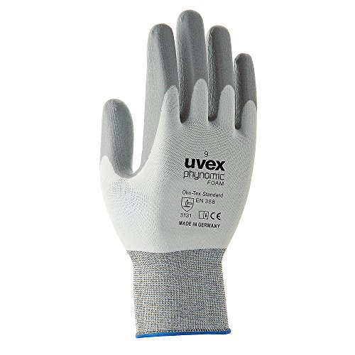 Uvex phynomic foam - Leichte Arbeitshandschuhe f. Damen und Herren - Gr 09 von Uvex