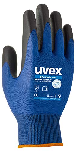 Uvex phynomic wet - wasserabweisende Arbeitshandschuhe f. Herren und Damen - Gr 09 von Uvex