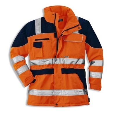 Warnschutzparka 8845, warn-orange, Größe L von Uvex