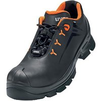 Uvex - 2 macsole® Halbschuhe S3 schwarz, orange Weite 12 Gr. 39 - Schwarz von Uvex