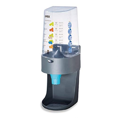uvex Dispenser 'one2click' gefüllt mit uvex com4-fit Grau von Uvex