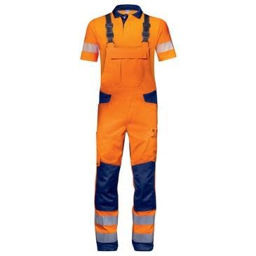 uvex suXXeed construction Latzhose Warnfarben warnorange warnorange/dunkelblau 50-8826908 von Uvex